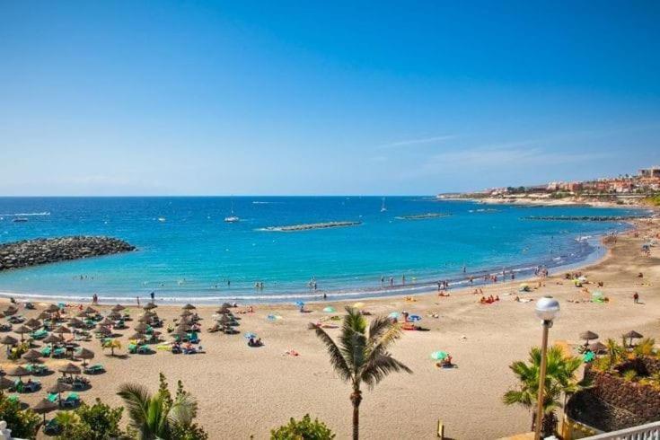 Amazing 3 Bedroom Apartment On The First Line Of The Best Las Americas Beach, Air Conditioner And Terrace Ocean View Playa de las Americas  Ngoại thất bức ảnh